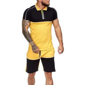 yellow black summer outfit